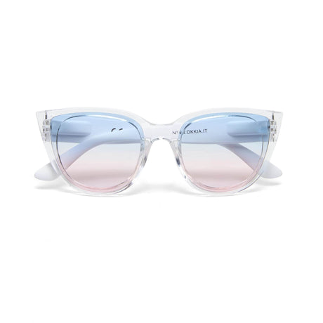 okkia okkia occhiale da sole premontato gatto lite mod silvia trasparent light pink ean 8056211370472