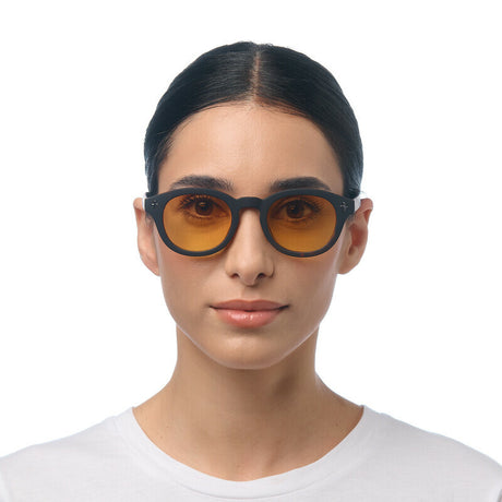 okkia okkia occhiale da sole premontato mod milano soft touch black havana lenti yellow ean 8056211375675