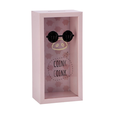 regalo italiano regalo italiano salvadanaio in mdf e vetro 13 x 8 cm h 25 cm ass porta risparmi decorativo moderno 1 pz ean 8057586123687
