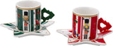 regalo italiano regalo italiano set 2 tazzine con piattino di natale porcellana ass rosso bianco verde 1 pz ean 8057586117327