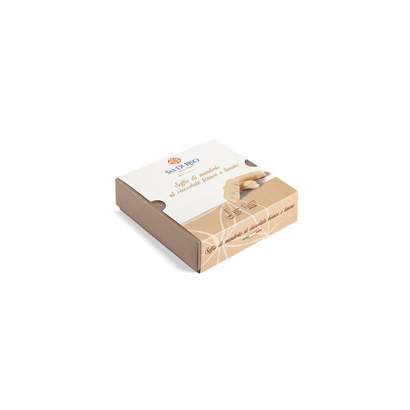 sal de riso sal de riso soffio di mandorle al cioccolato bianco e limone 150 gr