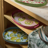 tognana tognana vassoio ovale lemon serving summer time 44 x 30 cm decorativo polipropilene multicolor ean 8056444556711