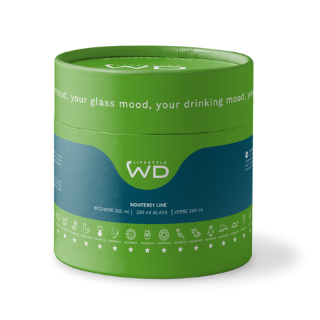 wd lifestyle wd lifestyle bicchiere vetro borosilicato cc 250 ml decoro pinguino ean 8055035680538