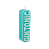 wd lifestyle wd lifestyle candela profumata decoro gin tonic 39 x 48 x 145 cm paraffina tabacco e vaniglia ean 8055035681870