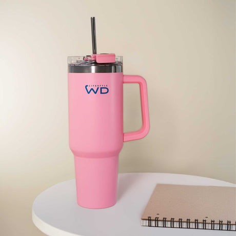 wd lifestyle wd lifestyle mug americana in acciaio inox 12 lt rosa ean 8055035683867