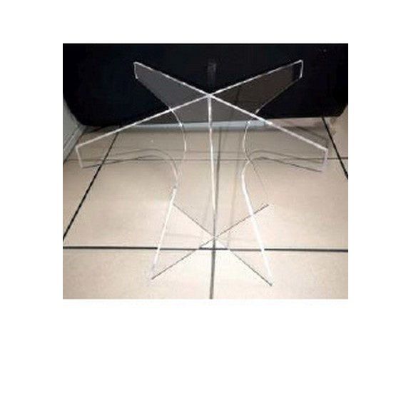 bigiemme bigiemme alzata trasparente in plexiglass per top led 39x39 cm h 30 cm