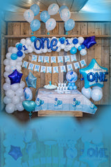bigiemme bigiemme piatto carta d 18 cm 1 compleanno palloncini azzurro cf 8 pz ean 8054317181787