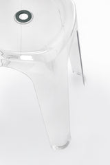 bizzotto bizzotto sgabello sonny h 465 cm bianco trasparente ean 8051836671737