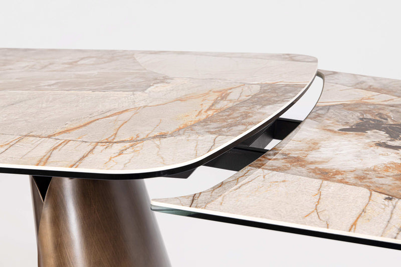 bizzotto bizzotto tavolo allungabile cile patagonia 100 x 180 220 260 cm h 76 cm vetro acciaio ean 8051836782259