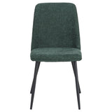di mo di mo sedia tracy in tessuto verde scuro 57x45x84 cm design moderno ean 8010402514823