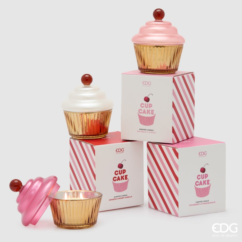 edg enzo de gasperi edg enzo de gasperi candela cupcake natale h 145 cm d 12 cm waterlily moss ean 8059824566867