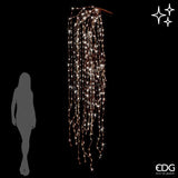 edg enzo de gasperi edg enzo de gasperi cascata natalizia a led 56 fili 2 016 luci l 290 cm cavo 10 mt camel ean 8056372534164