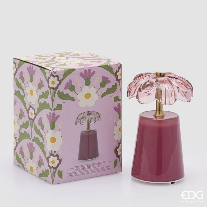 edg enzo de gasperi edg enzo de gasperi lampada da tavolo lily h 1750 cm d 11 cm ip20 beauty scatola regalo ean 8059824607867