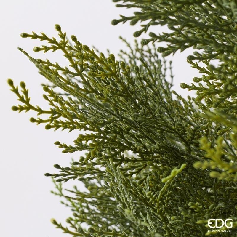 edg enzo de gasperi edg enzo de gasperi pianta artificiale cipresso h 150 cm verde con vaso anti uv per interno ed esterno ean 8059824655400