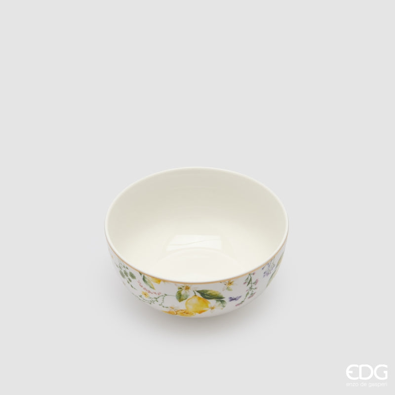 edg enzo de gasperi edg enzo de gasperi set piatti limoni fondi piatti frutta ciotoli 24 pz bianco giallo ean 8059824654625