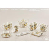 edg enzo de gasperi edg enzo de gasperi tazza da te con piatto porcellana h 7 cm d 15 cm 300 ml confezione regalo giallo ean 8056372397332