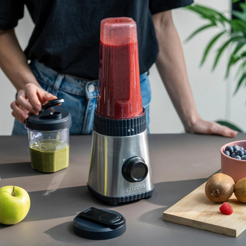 guzzini guzzini frullatore portatile on the go sous chef antracite blender compatto con bicchiere design moderno ean 8008392424116