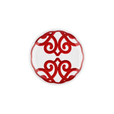 guzzini guzzini set 6 posti tavola harmonia natalizia porcellana bianco rosso 18 pz ean 8008392412441