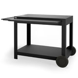 le marquier le marquier carrello desserte ingenieuse nero per plancha 4575 cm con ripiani estraibili exclusive ean 3339380157385
