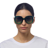 okkia okkia occhiale da sole premontato butterfly mod anna light green ean 8056211370403