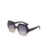 okkia okkia occhiale da sole premontato esagonale mod emma black pink ean 8055773198012