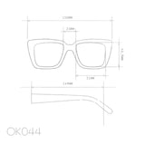 okkia okkia occhiale da sole premontato mod elba spring arms classic havana ean 8056211371240