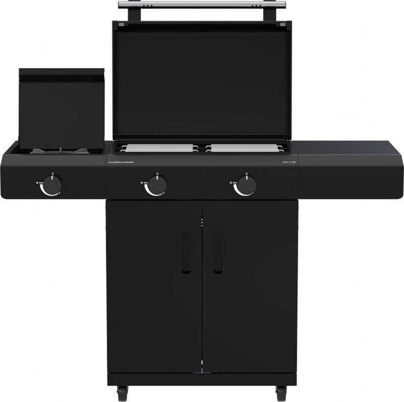 outdoorchef outdoorchef barbecue a gas heat c 265 30 mbar su carrello con ruote bbq compatto e potente per esterni