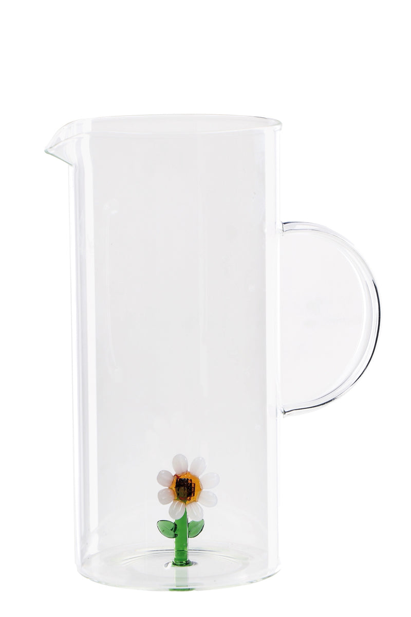regalo italiano regalo italiano caraffa con decoro assortito 3d 14 lt d 17 cm h 22 cm vetro trasparente 1 pz ean 8057586199583