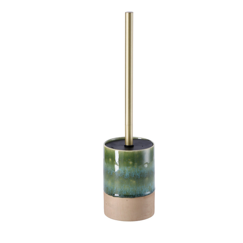regalo italiano regalo italiano scopino wc ceramica ass d 10 cm h 35 cm porta scopino bagno moderno con manico in metallo 1 pz ean 8057586010031
