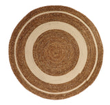 regalo italiano regalo italiano tappeto rotondo in alga e cotone ass d 150 cm tappeto naturale intrecciato 1 pz ean 8057586038301
