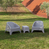 toomax toomax poltrona matera grigio tortora poltrona da giardino impilabile resistente ai raggi uv ean 8009371096218