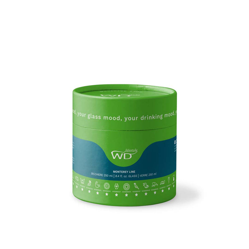 wd lifestyle wd lifestyle bicchiere vetro borosilicato cc 250 ml decoro gallina bianca ean 8053300575992