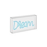 wd lifestyle wd lifestyle insegna neon con cornice in plexiglass 23 x 13 cm decoro dream ean 8053300576425