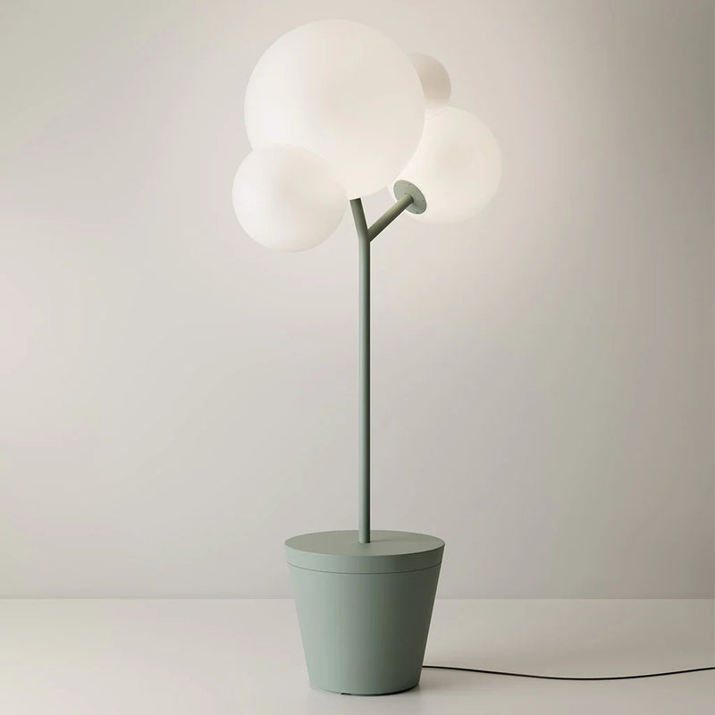 zafferano zafferano piantana tree of light h 185 cm diffusore bianco struttura salvia ean 8054040729386