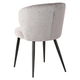 di mo commerciale di mo commerciale poltroncina evelyn 58 x 48 cm h 805 cm in tessuto grigio con gambe in metallo sedia design elegante ean 8010402515226