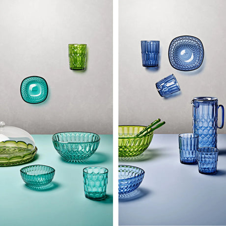 guzzini guzzini bicchiere basso decoro 2 vanity bio based d 85 cm 360 cc blu ean 8008392396239