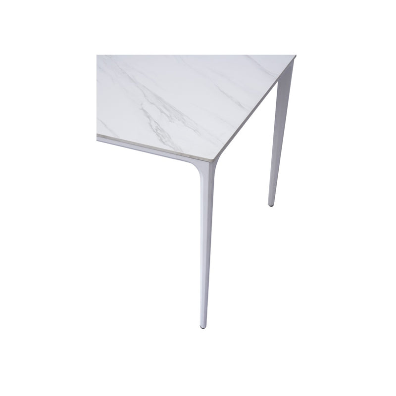 moia greenwood moia greenwood tavolo alghero 180 x 90 cm in alluminio bianco con piano in gres bianco tavolo outdoor design moderno ean 8013054837951
