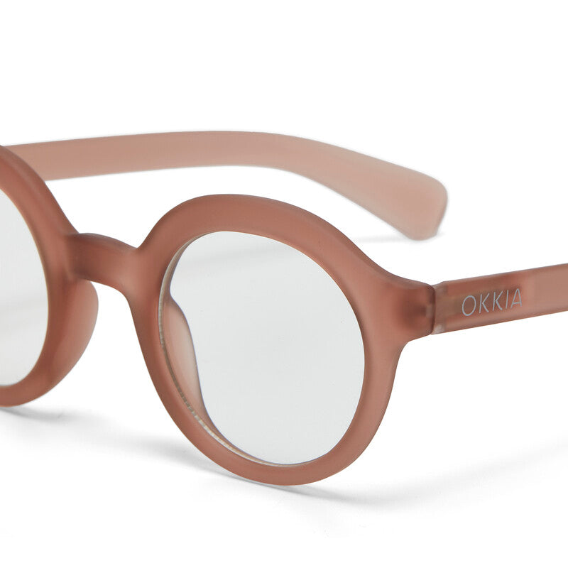 okkia okkia occhiale da lettura mod lauro premontato soft touch trasparent rose diottrie 3 00 ean 8056211370861