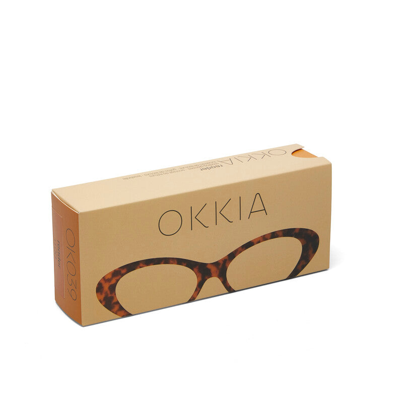 okkia okkia occhiale da lettura mod lina cat eye classic havana diottrie 2 00 ean 8055773199972