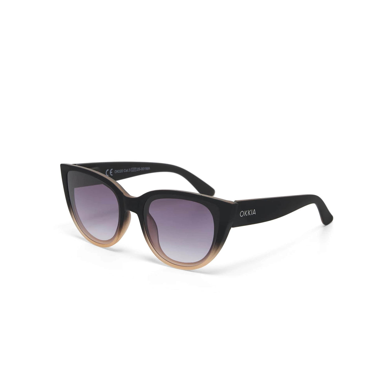 okkia okkia occhiale da sole premontato gatto lite mod silvia black pink ean 8056211371462