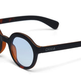 okkia okkia occhiale da sole premontato mod lauro soft touch havana black lenti blue ean 8055773197169