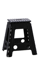 regalo italiano regalo italiano sgabello pieghevole ass h 45 cm 35 x 40 cm plastica nero grigio 1 pz ean 8057586203563