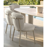 talenti talenti tavolo rettangolare james 260 x 105 cm bianco beige