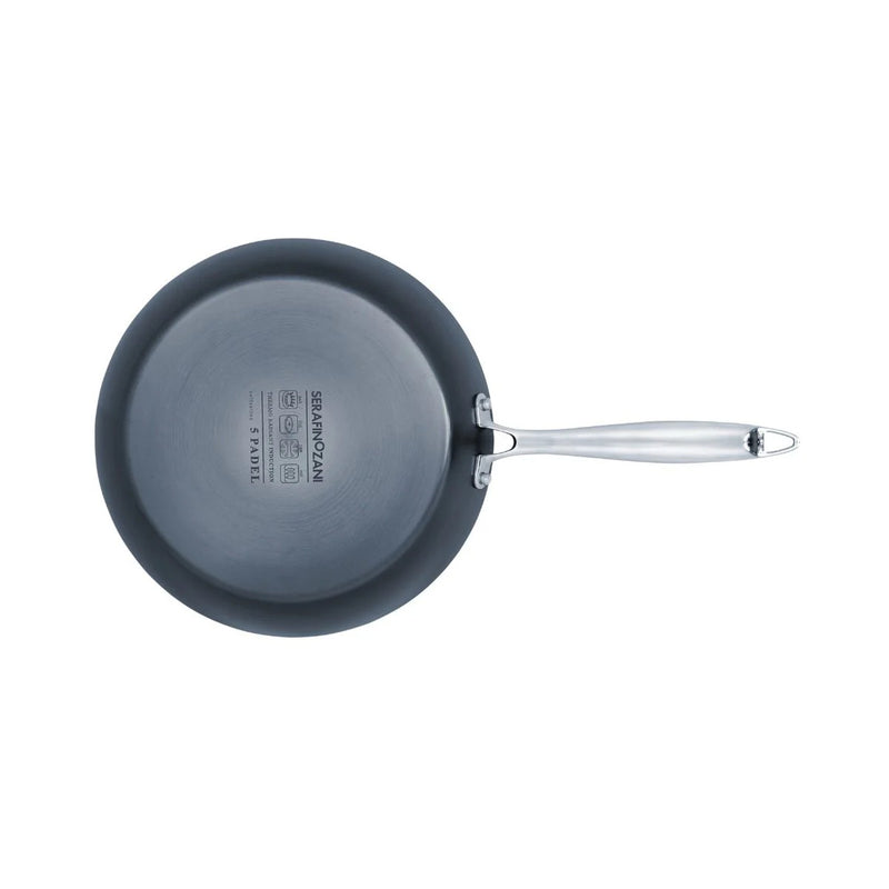 zani serafino zani serafino padella d 28 cm 5 padel in acciaio 3 ply padella professionale multistrato ean 8028460107734