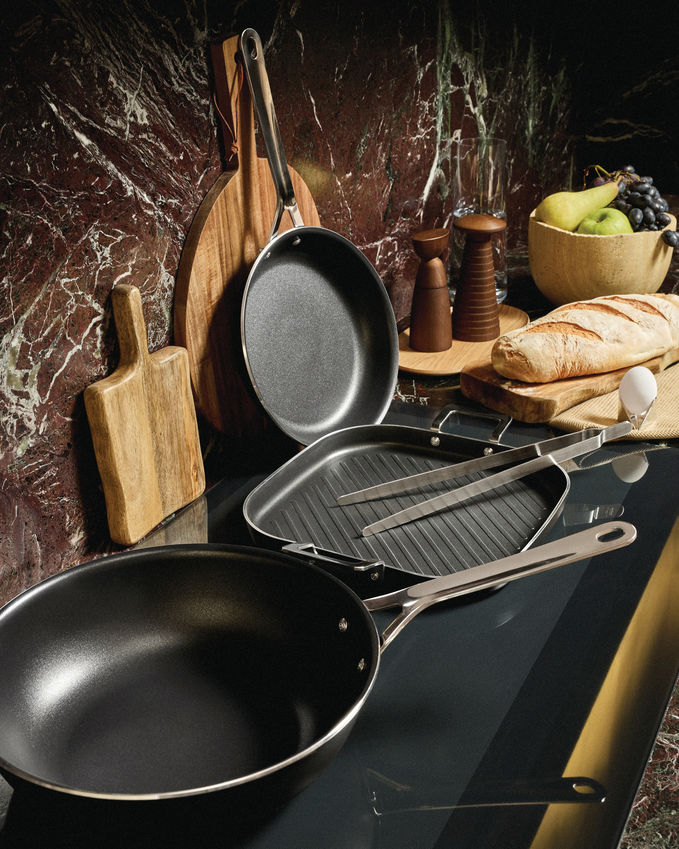 alessi alessi pots pans padella d 20 cm con manico nero ean 8003299496730