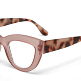 okkia okkia occhiale da lettura mod claudia premontato gatto soft touch pink havana diottrie 1 00 ean 8055773193017