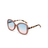 okkia okkia occhiale da sole premontato butterfly mod anna soft touch pink havana lenti blue pink ean 8056211374272