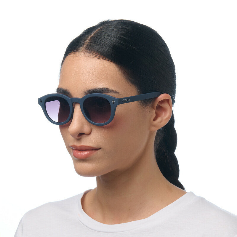 okkia okkia occhiale da sole premontato mod milano soft touch midnight lenti black ean 8056211375651