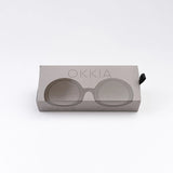 okkia okkia occhiale da sole premontato mod monica round black ean 8052862284861