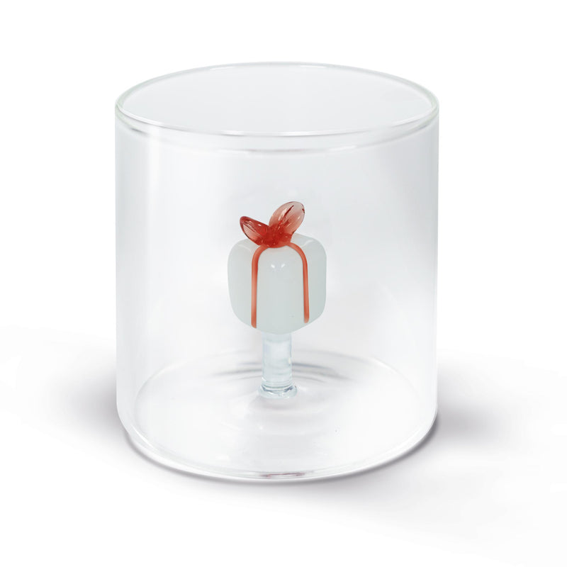 wd lifestyle wd lifestyle bicchiere in vetro borosilocato figure natale ass 250 ml 1 pz ean 8053300571291